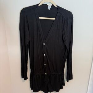 Eberjey Black Sleep Romper